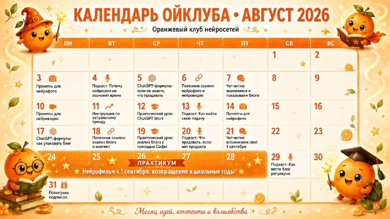 ПОКАЗЫВАЮ, ЧТО ВАС ЖДЁТ В КЛУБЕ ПО НЕЙРОСЕТЯМ В АВГУСТЕЕсли вы давно хотите раз…